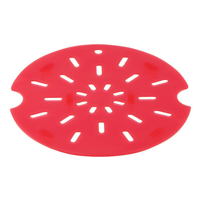 Cambro FreshPro Round Drain Shelf for 6 and 8 Quart Containers Translucent Red ( Case of 6 )