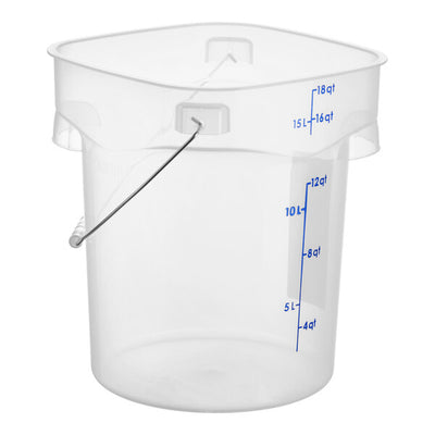 Cambro FreshPro CamRound Pail with Bail Translucent Food Storage Container ( Case of 6 )