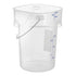 Cambro FreshPro CamRound Pail with Bail Translucent Food Storage Container ( Case of 6 )