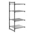 Cambro Camshelving Basics Plus Add-On 4VS Shelving Unit – Brushed Graphite