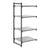 Cambro Camshelving Basics Plus Add-On 4S Shelving Unit – Brushed Graphite