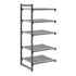 Cambro Camshelving Basics Plus Add-On 5V Shelving Unit – Brushed Graphite