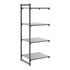 Cambro Camshelving Basics Plus Add-On 4S Shelving Unit – Brushed Graphite