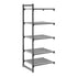 Cambro Camshelving Basics Plus Add-On 5V Shelving Unit – Brushed Graphite