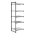 Cambro Camshelving Basics Plus Add-On 5VS Shelving Unit – Brushed Graphite