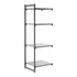 Cambro Camshelving Basics Plus Add-On 4S Shelving Unit – Brushed Graphite