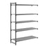 Cambro Camshelving Basics Plus Add-On 5V Shelving Unit – Brushed Graphite
