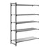 Cambro Camshelving Basics Plus Add-On 5VS Shelving Unit – Brushed Graphite