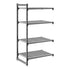 Cambro Camshelving Basics Plus Add-On 4V Shelving Unit – Brushed Graphite