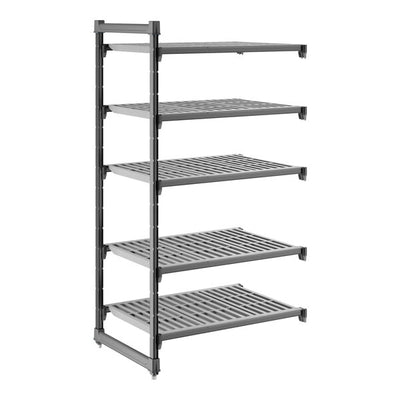 Cambro Camshelving Basics Plus Add-On 5V Shelving Unit – Brushed Graphite