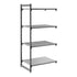 Cambro Camshelving Basics Plus Add-On 4VS Shelving Unit – Brushed Graphite