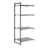 Cambro Camshelving Basics Plus Add-On 4V Shelving Unit – Brushed Graphite