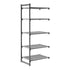Cambro Camshelving Basics Plus Add-On 5V Shelving Unit – Brushed Graphite