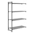 Cambro Camshelving Basics Plus Add-On 4V Shelving Unit – Brushed Graphite
