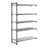 Cambro Camshelving Basics Plus Add-On 5VS Shelving Unit – Brushed Graphite