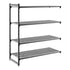 Cambro Camshelving Basics Plus Add-On 4V Shelving Unit – Brushed Graphite