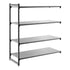 Cambro Camshelving Basics Plus Add-On 4S Shelving Unit – Brushed Graphite