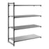 Cambro Camshelving Basics Plus Add-On 4VS Shelving Unit – Brushed Graphite