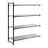 Cambro Camshelving Basics Plus Add-On 4S Shelving Unit – Brushed Graphite
