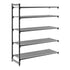 Cambro Camshelving Basics Plus Add-On 5V Shelving Unit – Brushed Graphite