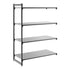 Cambro Camshelving Basics Plus Add-On 4S Shelving Unit – Brushed Graphite