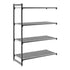 Cambro Camshelving Basics Plus Add-On 4V Shelving Unit – Brushed Graphite