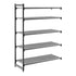 Cambro Camshelving Basics Plus Add-On 5V Shelving Unit – Brushed Graphite