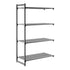 Cambro Camshelving Basics Plus Add-On 4V Shelving Unit – Brushed Graphite