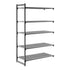 Cambro Camshelving Basics Plus Add-On 5V Shelving Unit – Brushed Graphite