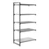 Cambro Camshelving Basics Plus Add-On 5VS Shelving Unit – Brushed Graphite