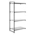 Cambro Camshelving Basics Plus Add-On 4S Shelving Unit – Brushed Graphite