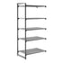 Cambro Camshelving Basics Plus Add-On 5V Shelving Unit – Brushed Graphite