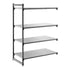Cambro Camshelving Basics Plus Add-On 4S Shelving Unit – Brushed Graphite