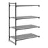 Cambro Camshelving Basics Plus Add-On 4V Shelving Unit – Brushed Graphite
