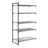 Cambro Camshelving Basics Plus Add-On 5VS Shelving Unit – Brushed Graphite
