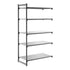 Cambro Camshelving Basics Plus Add-On 5S Shelving Unit – Brushed Graphite