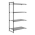 Cambro Camshelving Basics Plus Add-On 4V Shelving Unit – Brushed Graphite