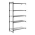 Cambro Camshelving Basics Plus Add-On 5VS Shelving Unit – Brushed Graphite