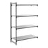Cambro Camshelving Basics Plus Add-On 4S Shelving Unit – Brushed Graphite
