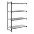 Cambro Camshelving Basics Plus Add-On 4vs Shelving Unit – Brushed Graphite