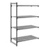 Cambro Camshelving Basics Plus Add-On 4V Shelving Unit – Brushed Graphite