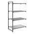 Cambro Camshelving Basics Plus Add-On 4VS Shelving Unit – Brushed Graphite