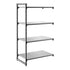 Cambro Camshelving Basics Plus Add-On 4S Shelving Unit – Brushed Graphite