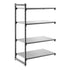 Cambro Camshelving Basics Plus Add-On 4S Shelving Unit – Brushed Graphite