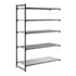 Cambro Camshelving Basics Plus Add-On 5VS Shelving Unit – Brushed Graphite