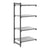 Cambro Camshelving Basics Plus Add-On 4S Shelving Unit – Brushed Graphite