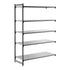 Cambro Camshelving Basics Plus Add-On 5S Shelving Unit – Brushed Graphite