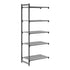 Cambro Camshelving Basics Plus Add-On 5V Shelving Unit – Brushed Graphite