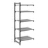 Cambro Camshelving Basics Plus Add-On 5V Shelving Unit – Brushed Graphite