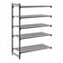 Cambro Camshelving Basics Plus Add-On 5V Shelving Unit – Brushed Graphite